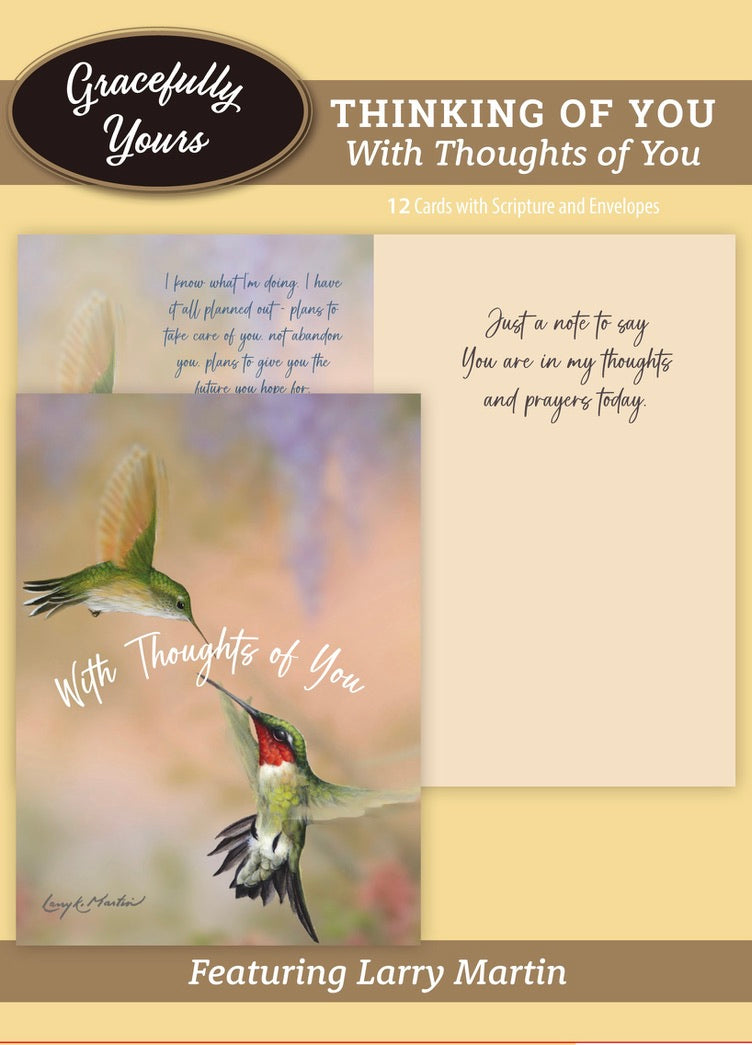 Thinking of You "With Thoughts of You" #296...from America's favorite hummingbird artist