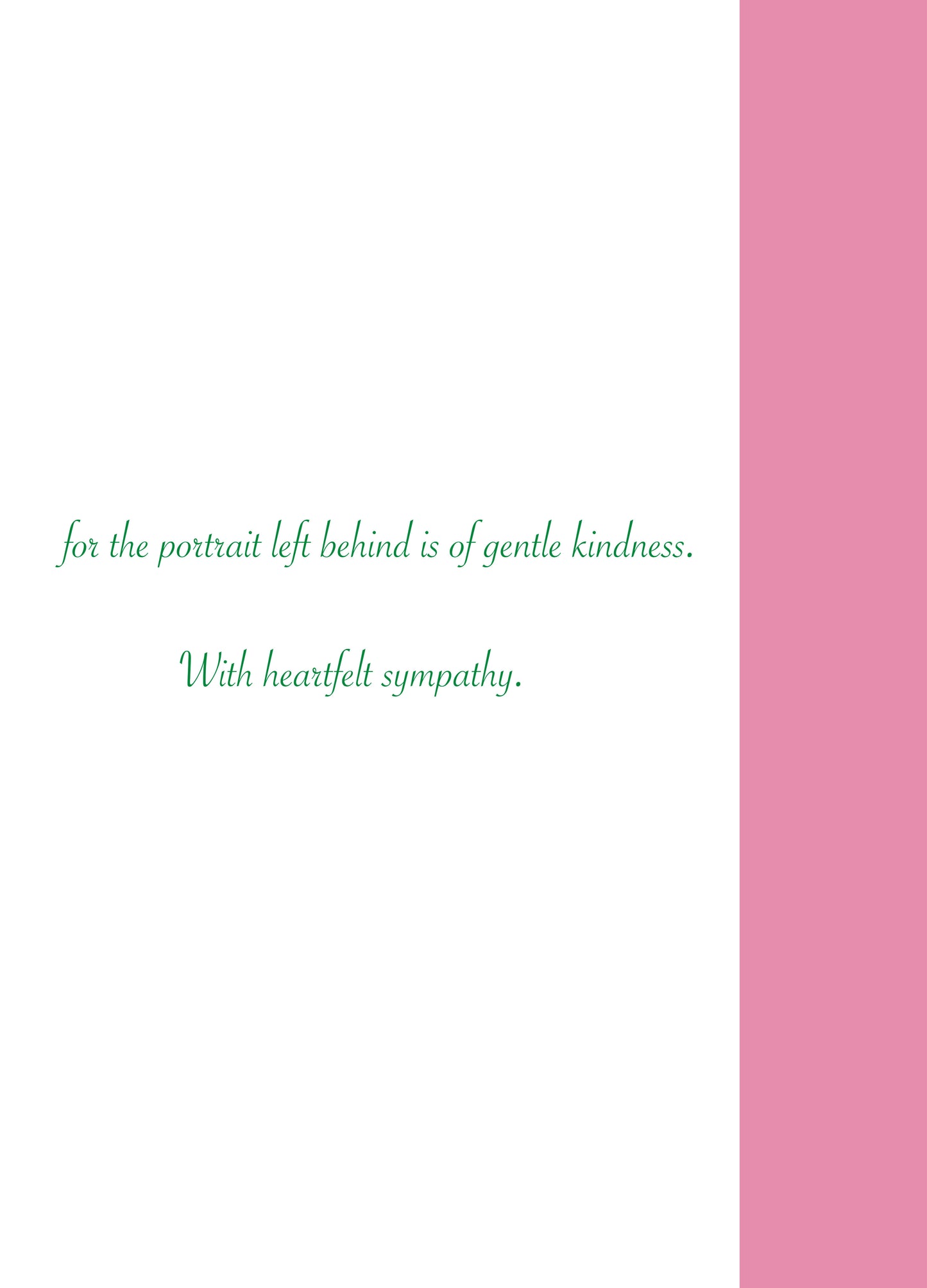 Sympathy "Comforting Tears" #289  featuring (The Passion Translation)