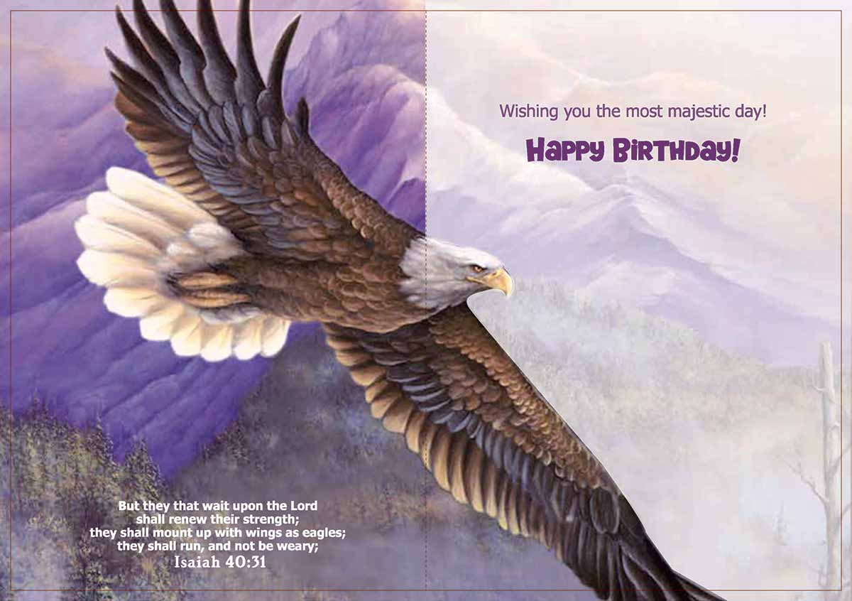 Birthday Eagles Wings Birthday #24   Picked as top designs for Men!
