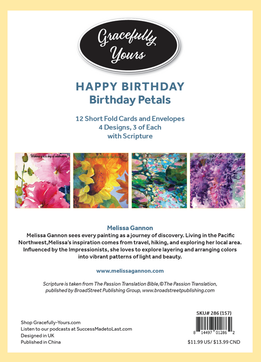 Birthday- Petals #286 featuring (The Passion Translation)
