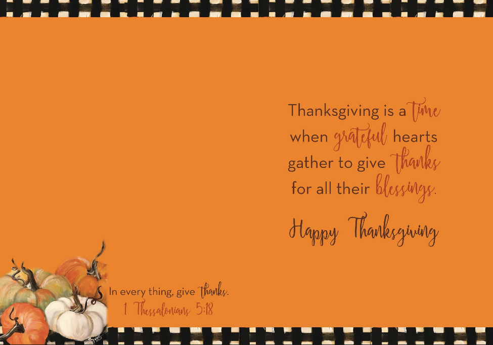 Thanksgiving -Give Thanks (The Passion Translation)