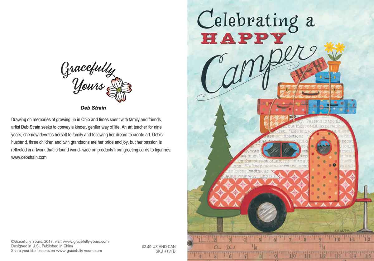 Birthday Happy Camper Birthday #131 Fun cards to celebrate birthdays