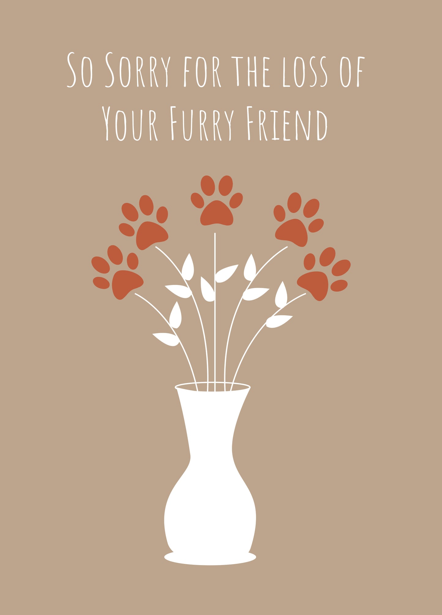 Pet Sympathy- Loss of Furry Friend #283