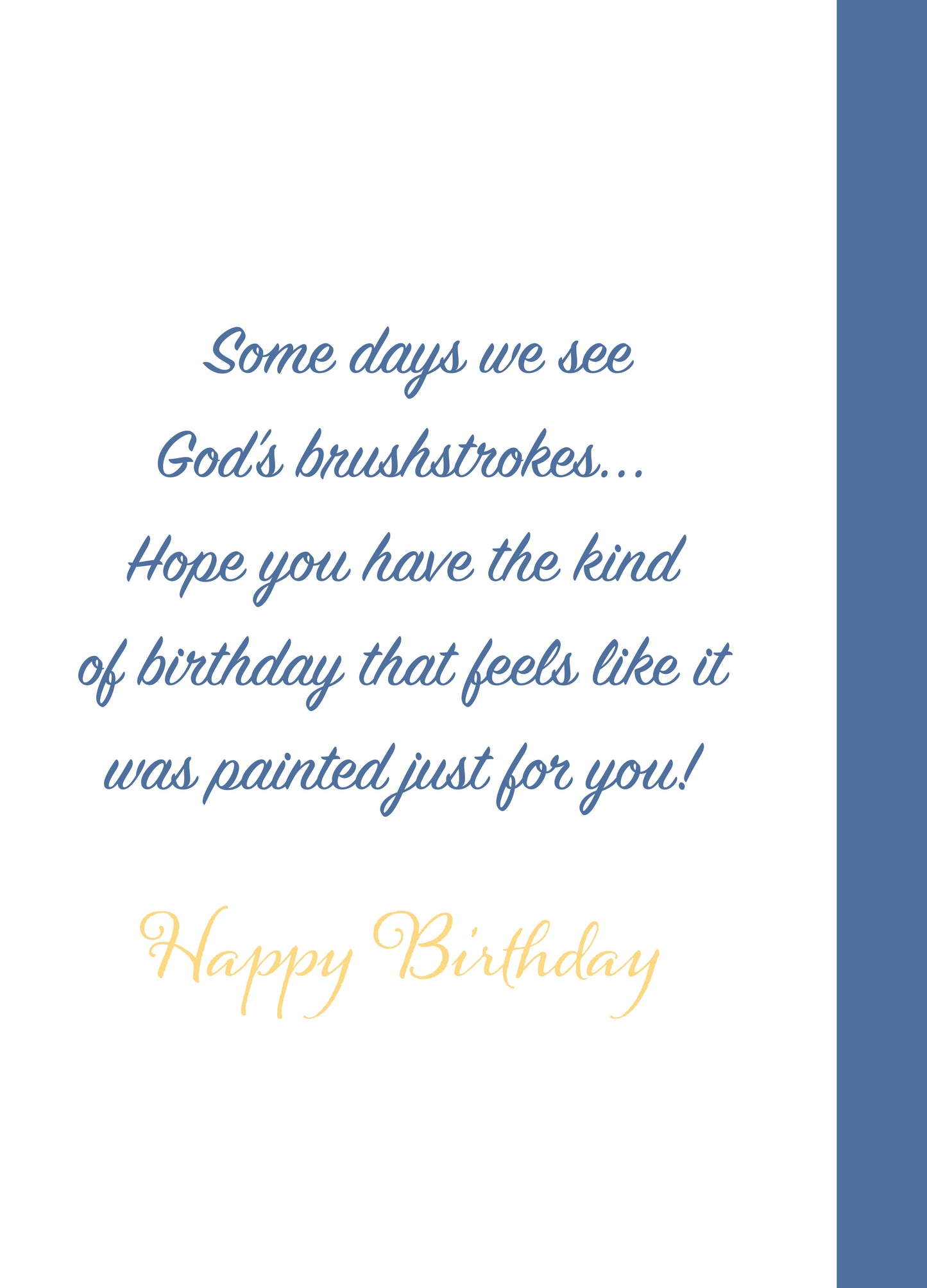 Birthday- The Creator's Hand  #293 (The Passion Translation)