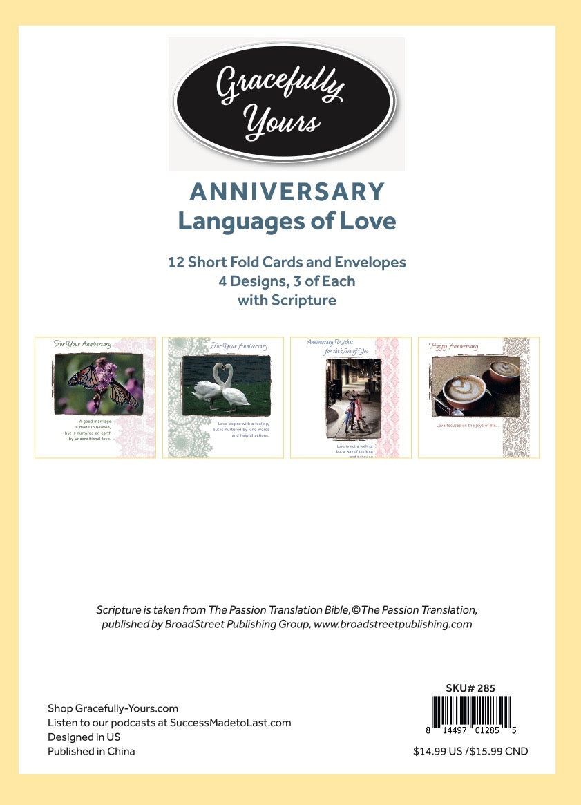 Anniversary- Languages of Love #285 featuring (The Passion Translation)